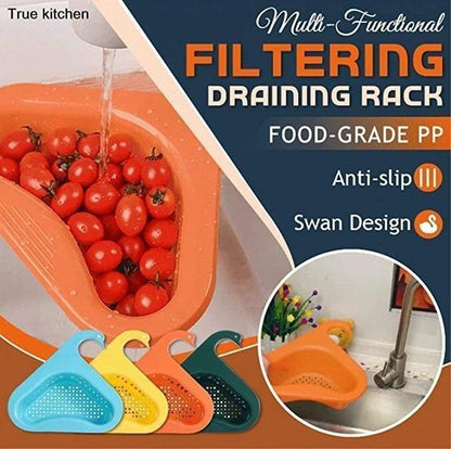 Plastic Kitchen Sink Organizer Corner Dish (Pack of 2)