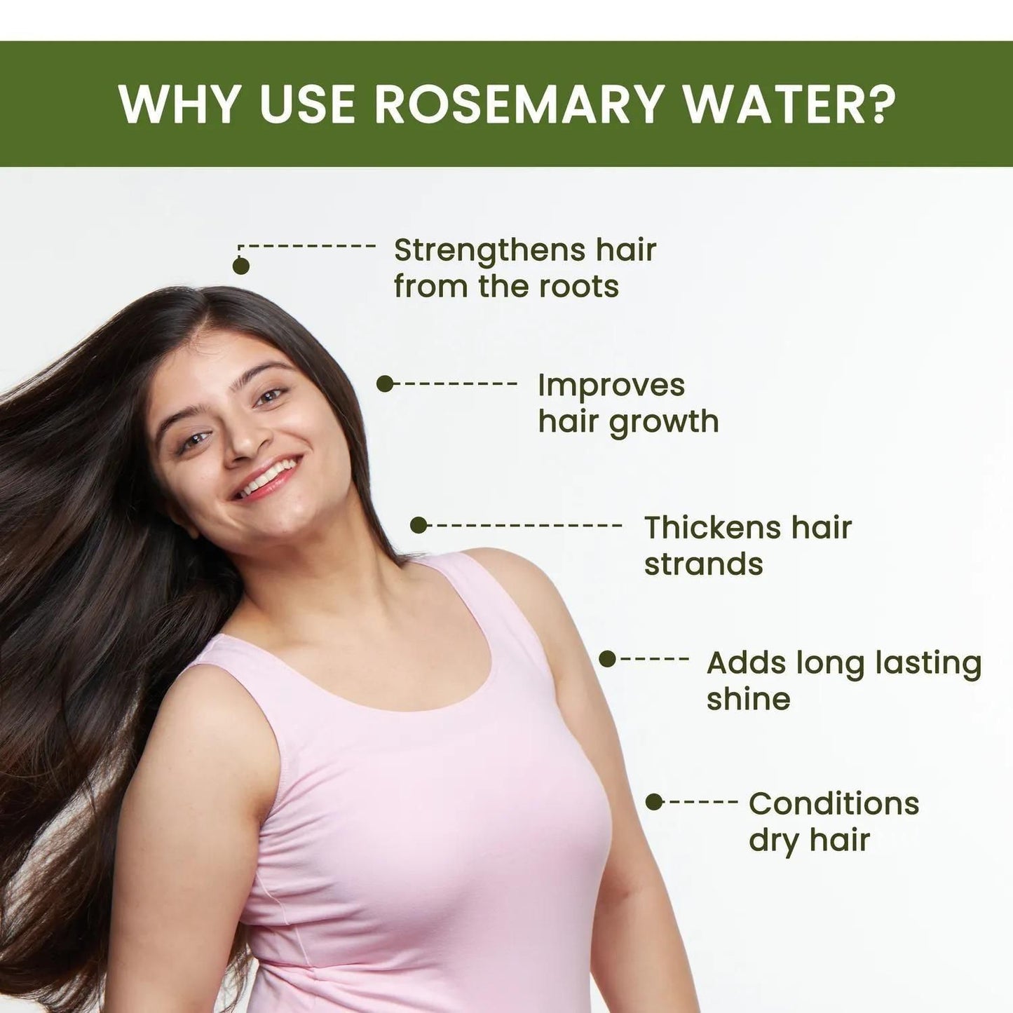 Buy 1 Get 1 Free |😍 Rosemary Water, Hair Spray For Regrowth🔥(Pack of 2 Bottle & Sprayer-1)