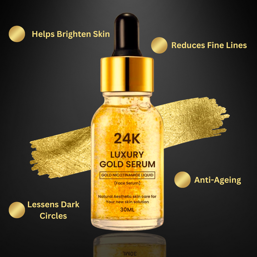 24k Luxury gold serum pack of 2 (30 ml)